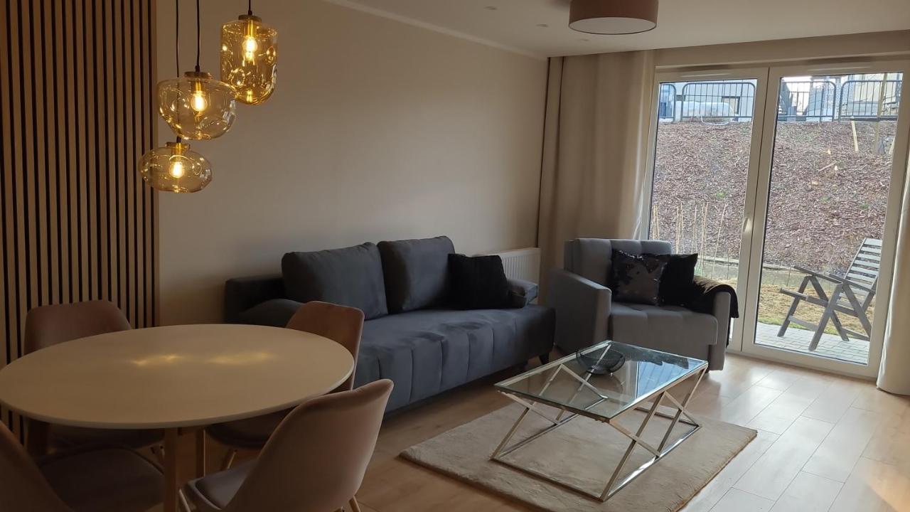 Sloneczny Apartament Z Ogrodkiem Gdańsk Kültér fotó