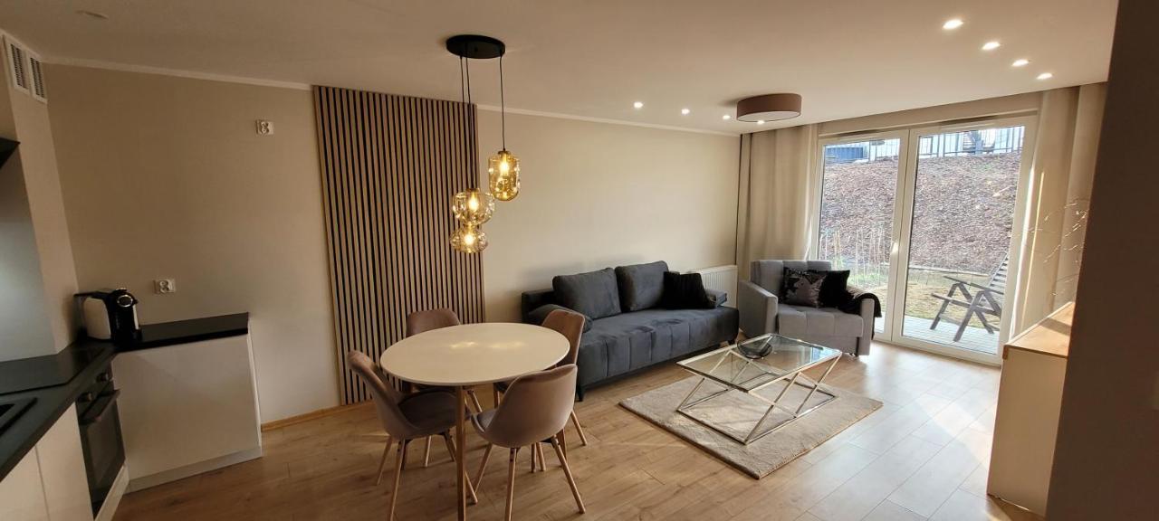 Sloneczny Apartament Z Ogrodkiem Gdańsk Kültér fotó